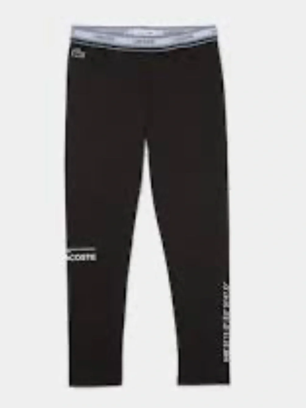 Lacoste Black Kids Logo Athletic Leggings
